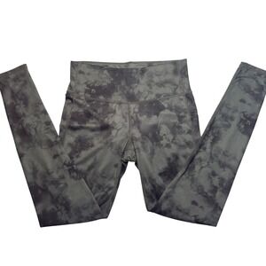 Athleta Salutation Stash High Rise Leggings Green Tie Dye Cloud Wash Small S